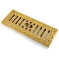 Brass Rectangle Air Vent Hit and Miss