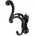 Waterfall Curve Coat Hook – Black Finish