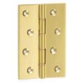 Croft Butt Hinges Polished Brass 4 Inch Double Steel Washered BH4