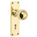 Croft 6503 Ball Door Knob on Backplate