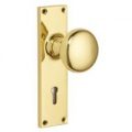 Croft 6506 Cushion Door Knob on Backplate