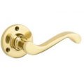 Croft 2096R Sheringham Lever Door Handle on a Round Rose