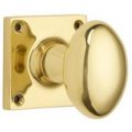 Croft 1754SQ Oval Door Knob on a Square Rose