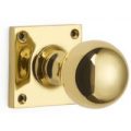 Croft 1756SQ Ball Door Knob on Square Rose