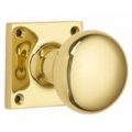 Croft 1757SQ Cushion Door Knob on a Square Rose