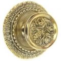 Brass Rose Centre Door Knob