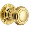 Croft 6347ST Reeded and Stepped Cushion Door Knob