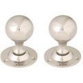 Polished Nickel Ball Knob Set