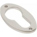 Polished Nickel Oval Euro Escutcheon