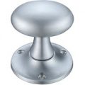 Chelsea Oval Door Knobs – Satin Chrome