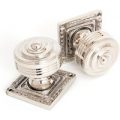 Tewkesbury Square Knob Set – Polished Nickel Finish