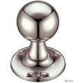 Hampton Ball Door Knobs – Polished Nickel