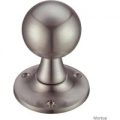 Hampton Ball Door Knobs – Satin Nickel