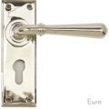 Newbury Door Handle – Polished Nickel