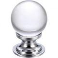 Clear Glass Cabinet Knob