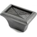 Bordered Rectangular Iron Cabinet Knob