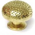 Brass Hammered Knob