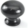 Ebony Bun Cabinet Knob