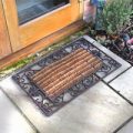 Rectangular Door Mat With Coconut Hair Brush