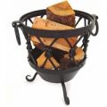 Rustic Log Basket