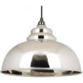 Harborne Pendant – Smooth Nickel Exterior and Interior