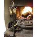 Elegance Fireside Companion Set with Brass Finials