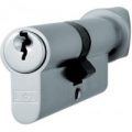 Thumb turn Euro Cylinder Lock – Satin Chrome