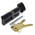 Kirkpatrick 6007 British Made Thumb Turn Euro Cylinder Lock – Black