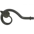 Blacksmith Beeswax Leaf Curtain Finial