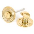 Polished Brass Round Bathroom Thumbturn