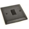 Black Intermediate Single Light Switch