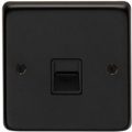 Matt Black BT Slave/BT Master Telephone Socket