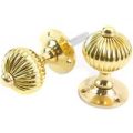 Regency Door Knobs – Polished Brass