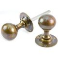 Antique Brass Round Door Knobs